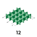 Molded Grating 1.5in thick 2x2 mesh