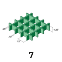Molded Grating 1.25in thick 1.5x1.5 mesh