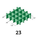 Molded Grating 1.5in thick 1.5x1.5 mesh
