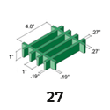 Molded Grating 1.0in thick 4x1 mesh