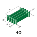 Molded Grating 1.5in thick 6x1mesh